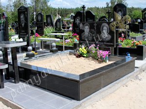 Облицовка на кладбище
