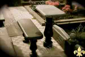 стол и лавочка для кладбища